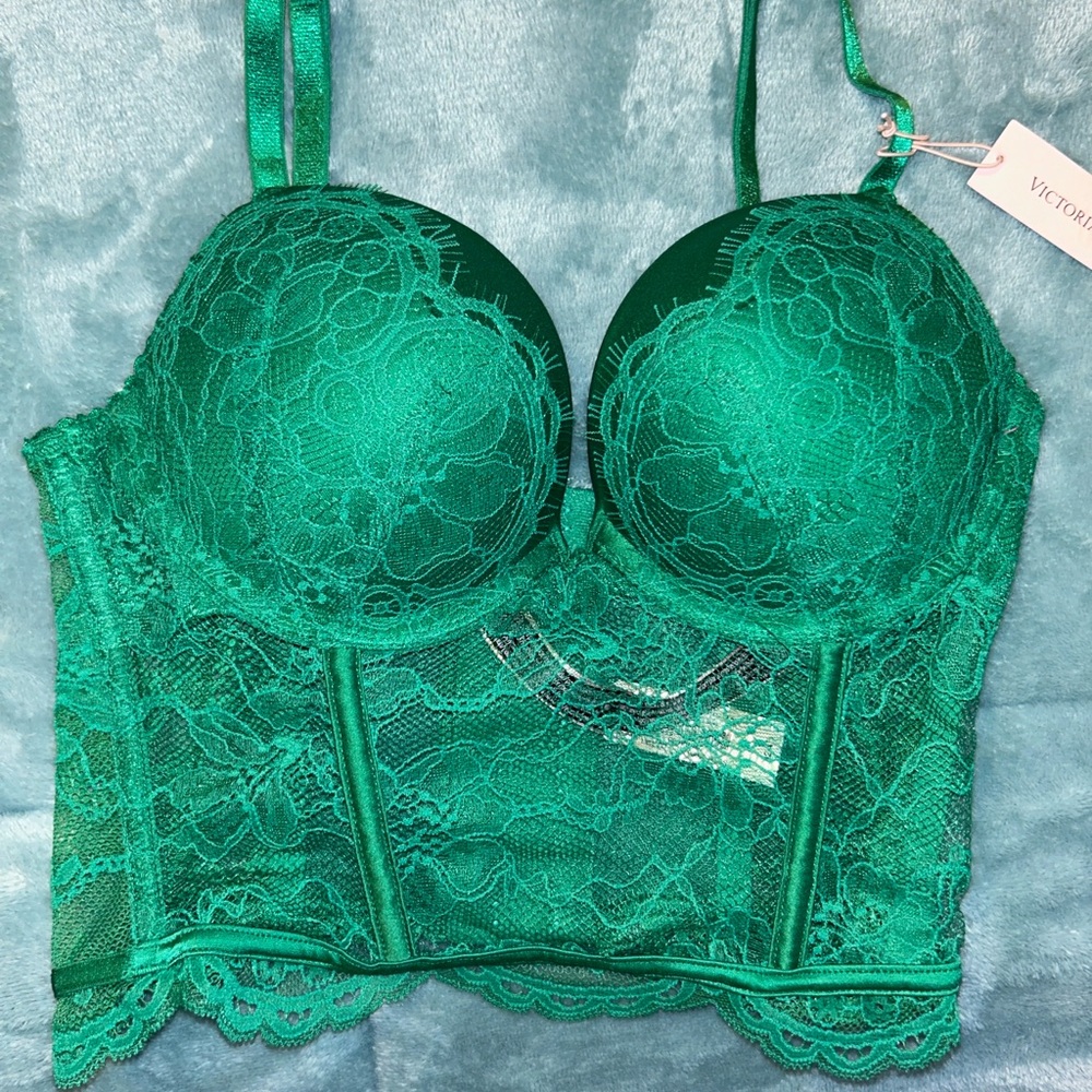 Victorias secret bombshell add 2 cup sizes push up corset 32A
